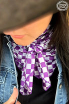 Pep Rally Wild Rag Purple Classy Southern Bling