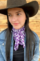 Pep Rally Wild Rag Purple Classy Southern Bling