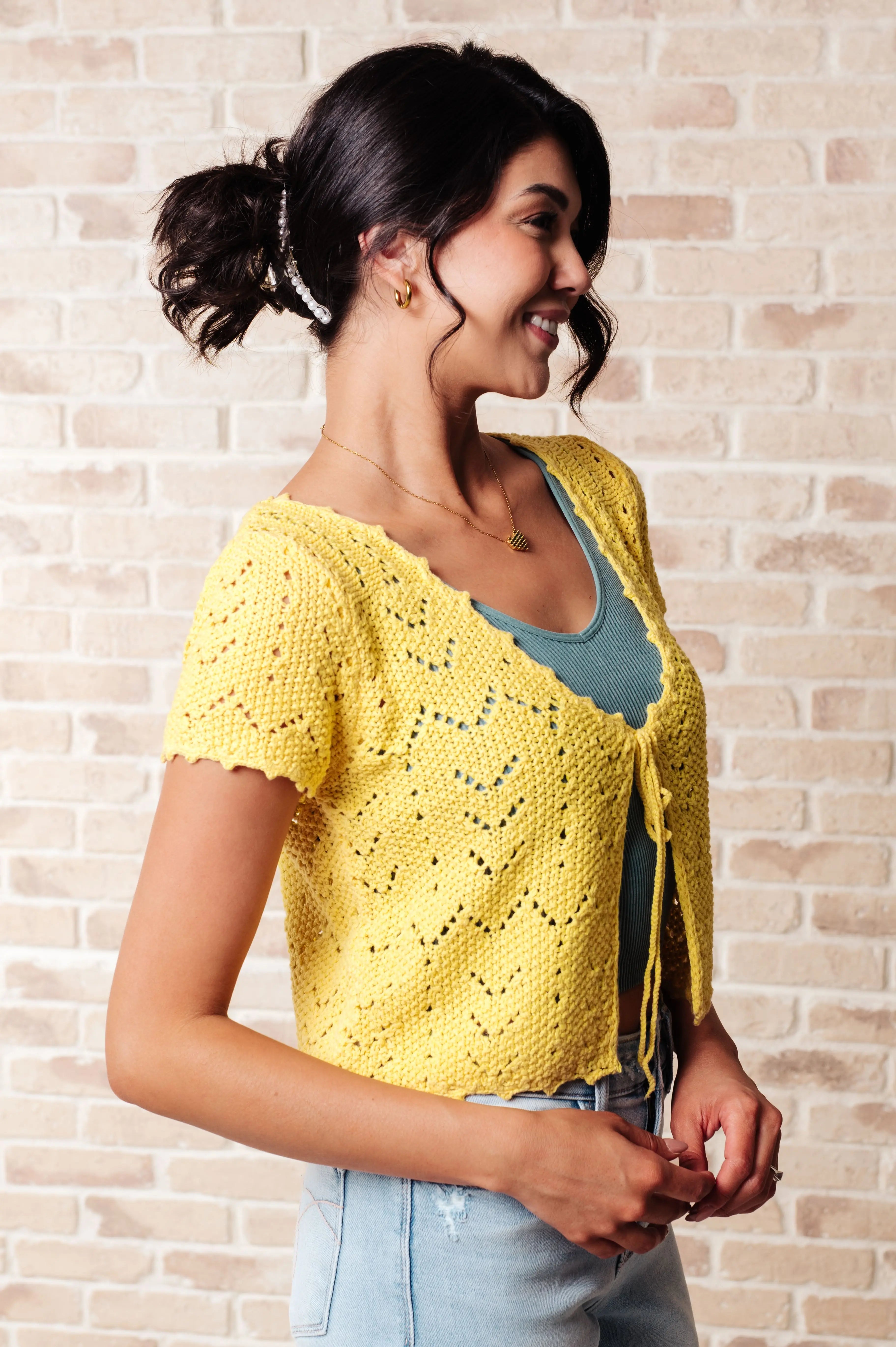 Nighttime Coffee Cardigan in Pineapple Ave Shops