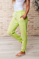 Tommy Two Tone Waffle Joggers Lime Ave Shops