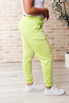 Tommy Two Tone Waffle Joggers Lime Ave Shops