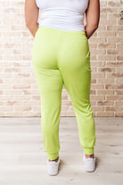 Tommy Two Tone Waffle Joggers Lime Ave Shops