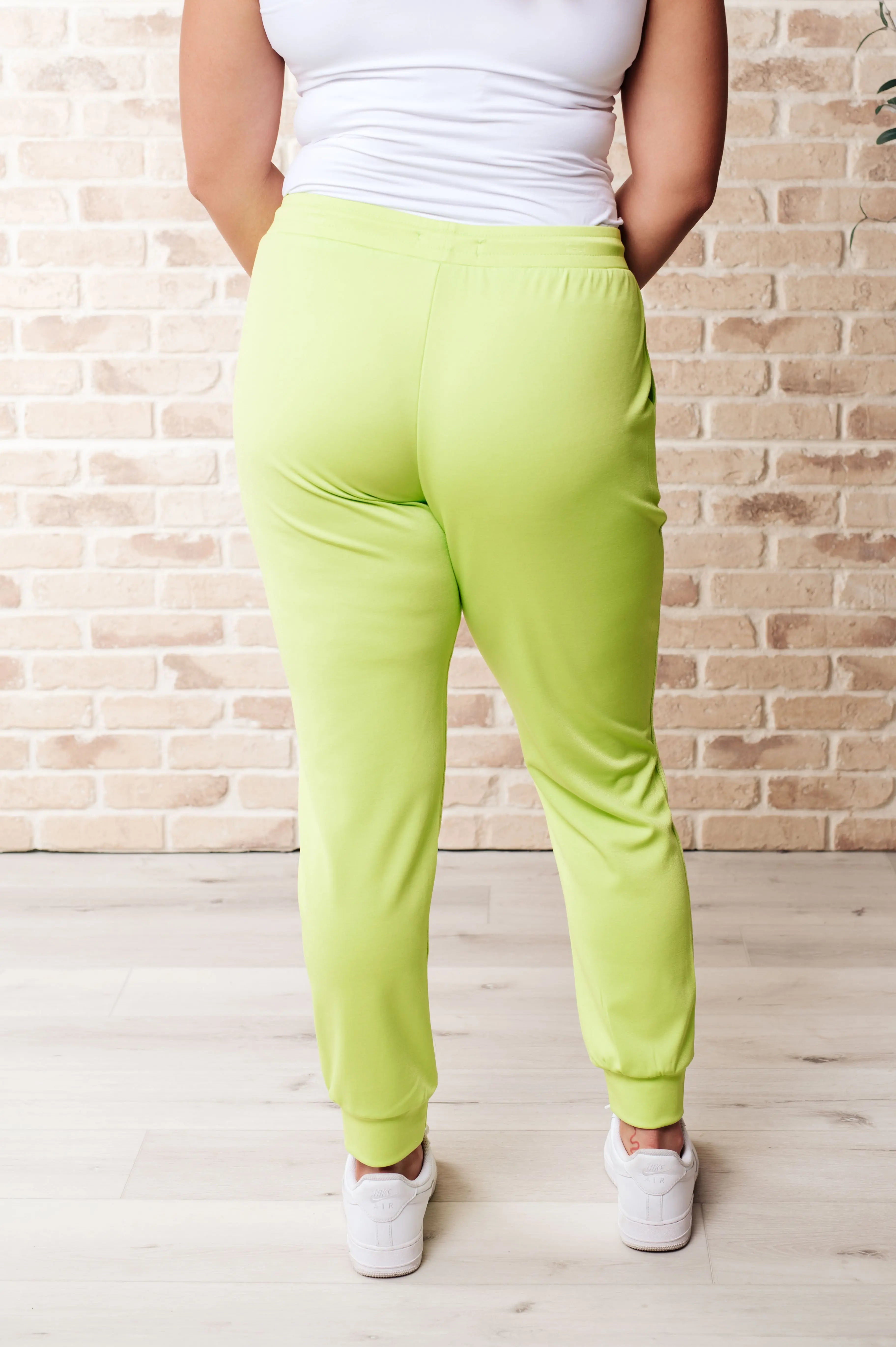 Tommy Two Tone Waffle Joggers Lime Ave Shops