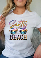Salty Beach Tee Classy Southern Bling