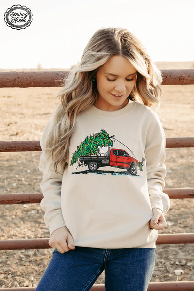 Cake Wagon Christmas Sweater