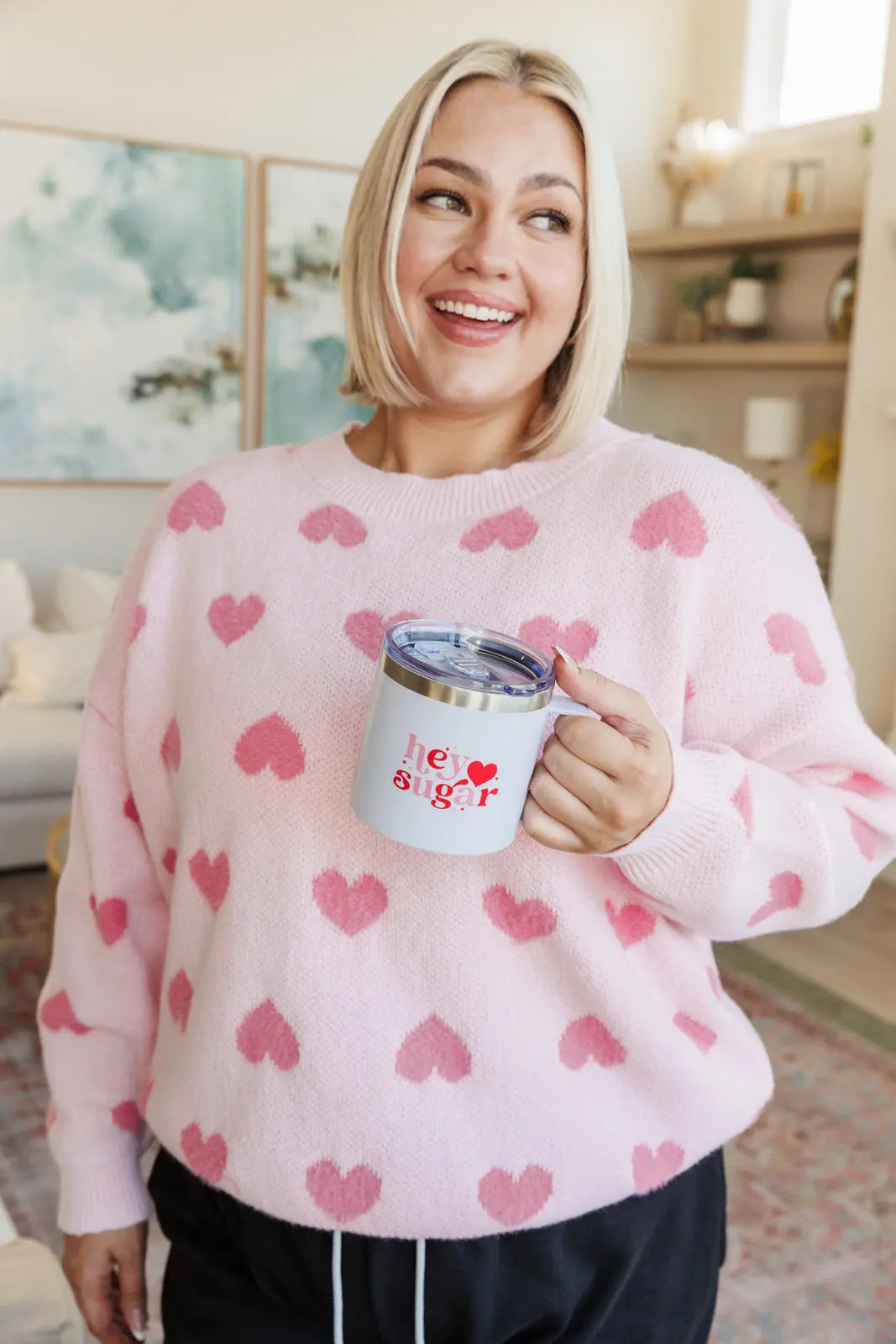 Hey Sugar 14 Oz Double Walled Travel Mug Ave Shops