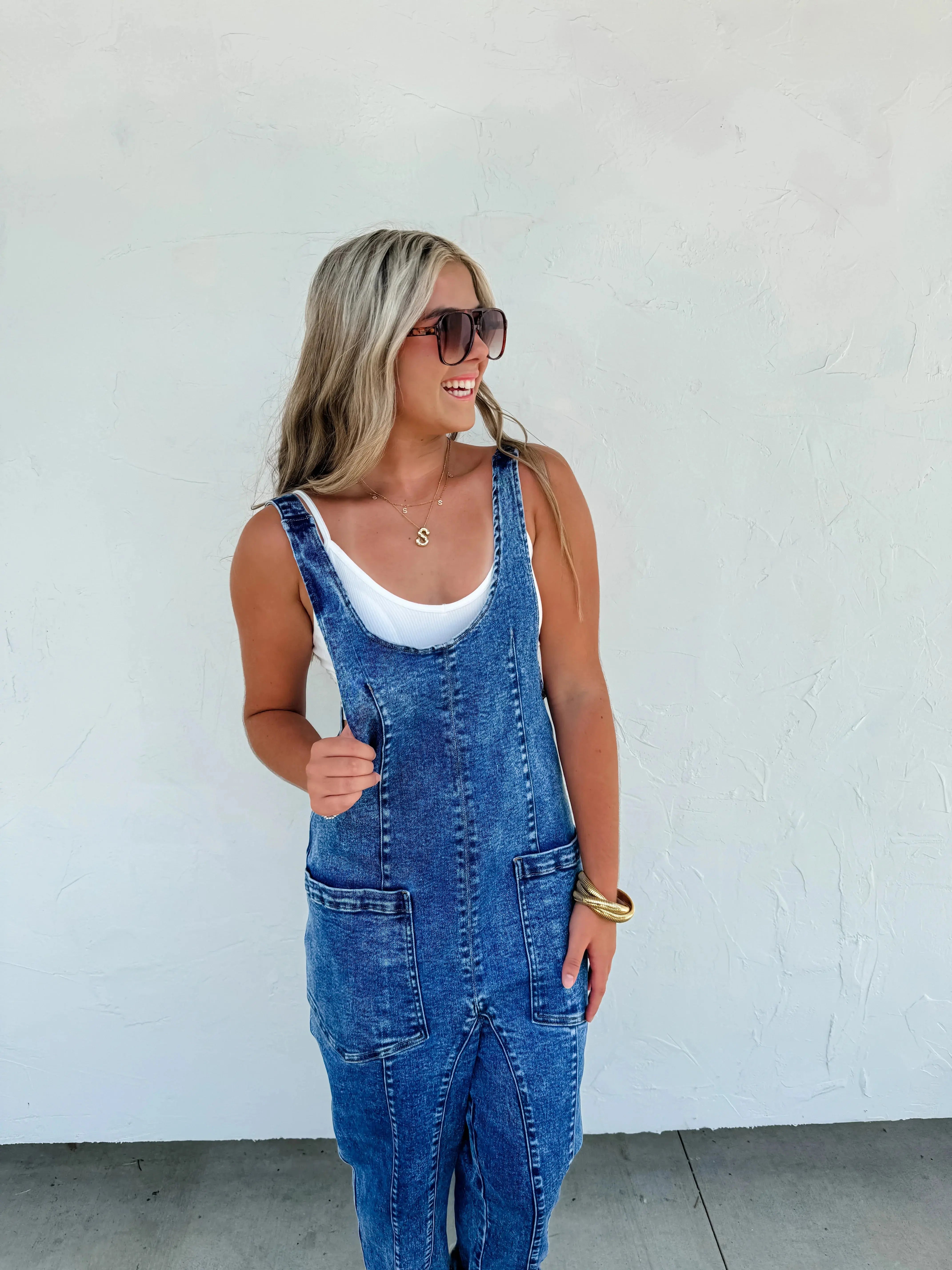 PREORDER: Britte Romper Overalls Ave Shops