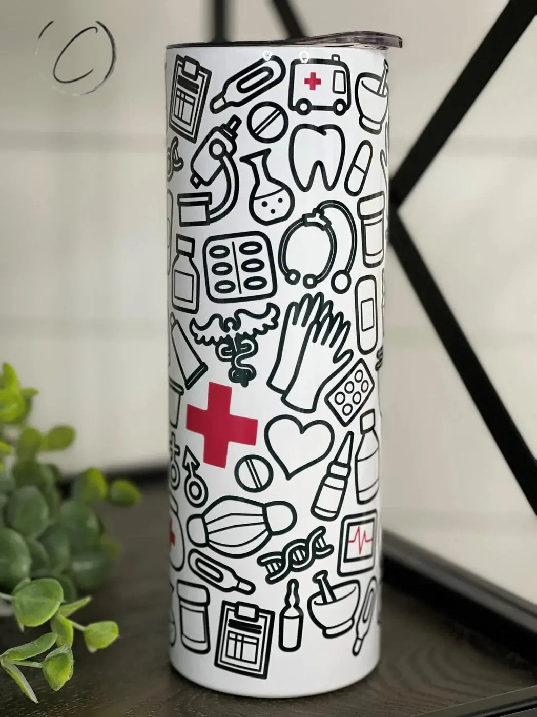 PREORDER: Doodle Doc Skinny Tumbler Ave Shops