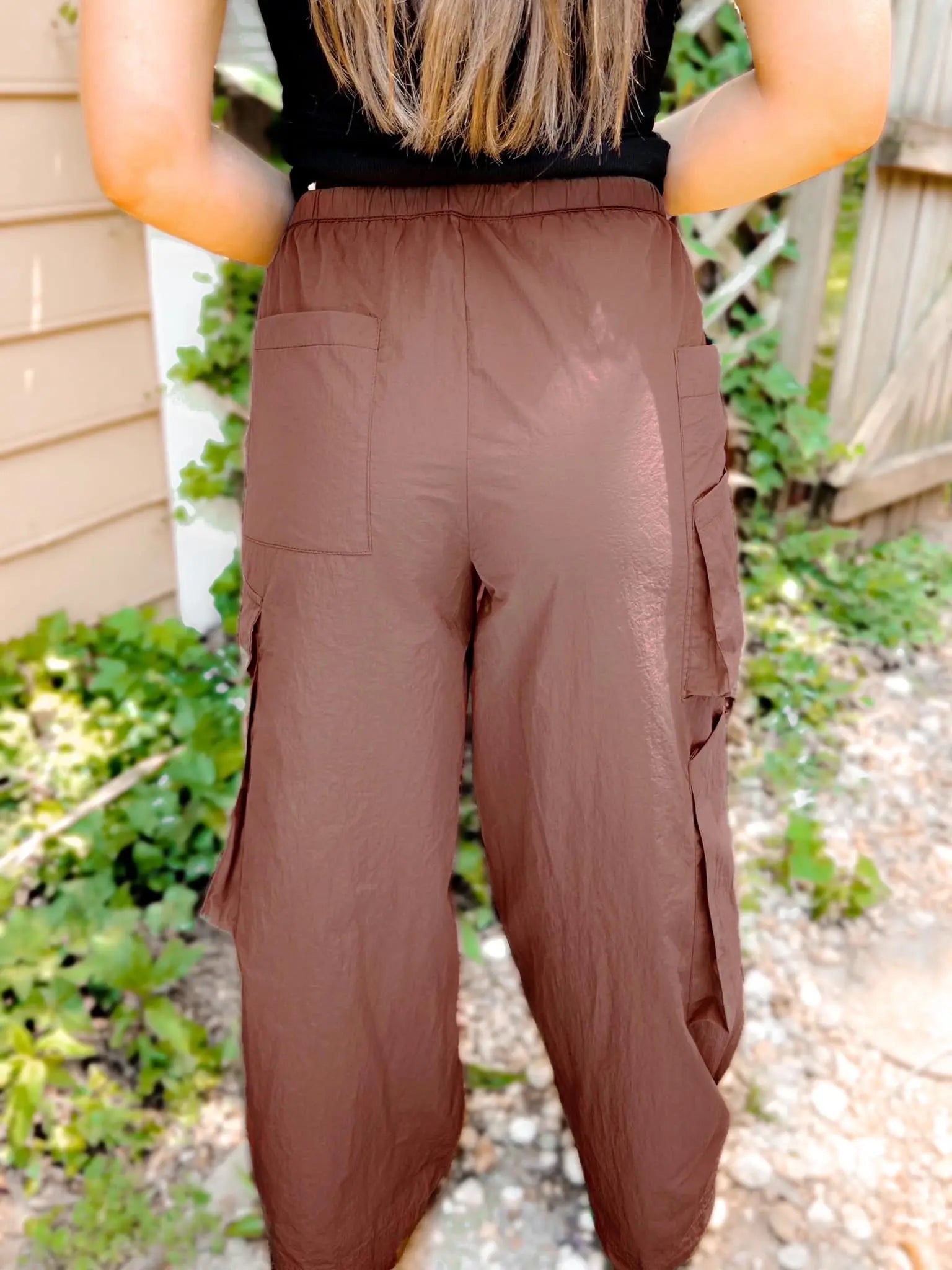 PREORDER: Archer Asymmetrical Pocket Wide Leg Cargo Pants in Two Colors Ave Shops