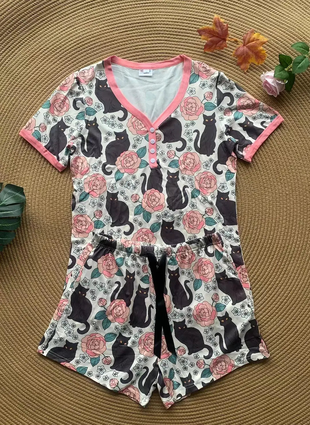 PREORDER: Halloween Pajama Short Set in Five Prints Ave Shops