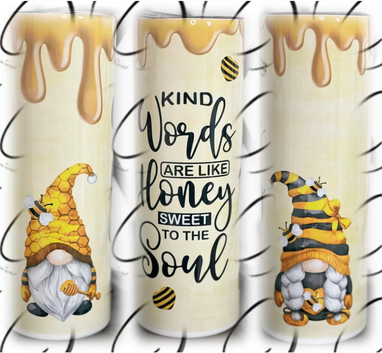 PREORDER: Honey Gnomes Skinny Tumbler Ave Shops