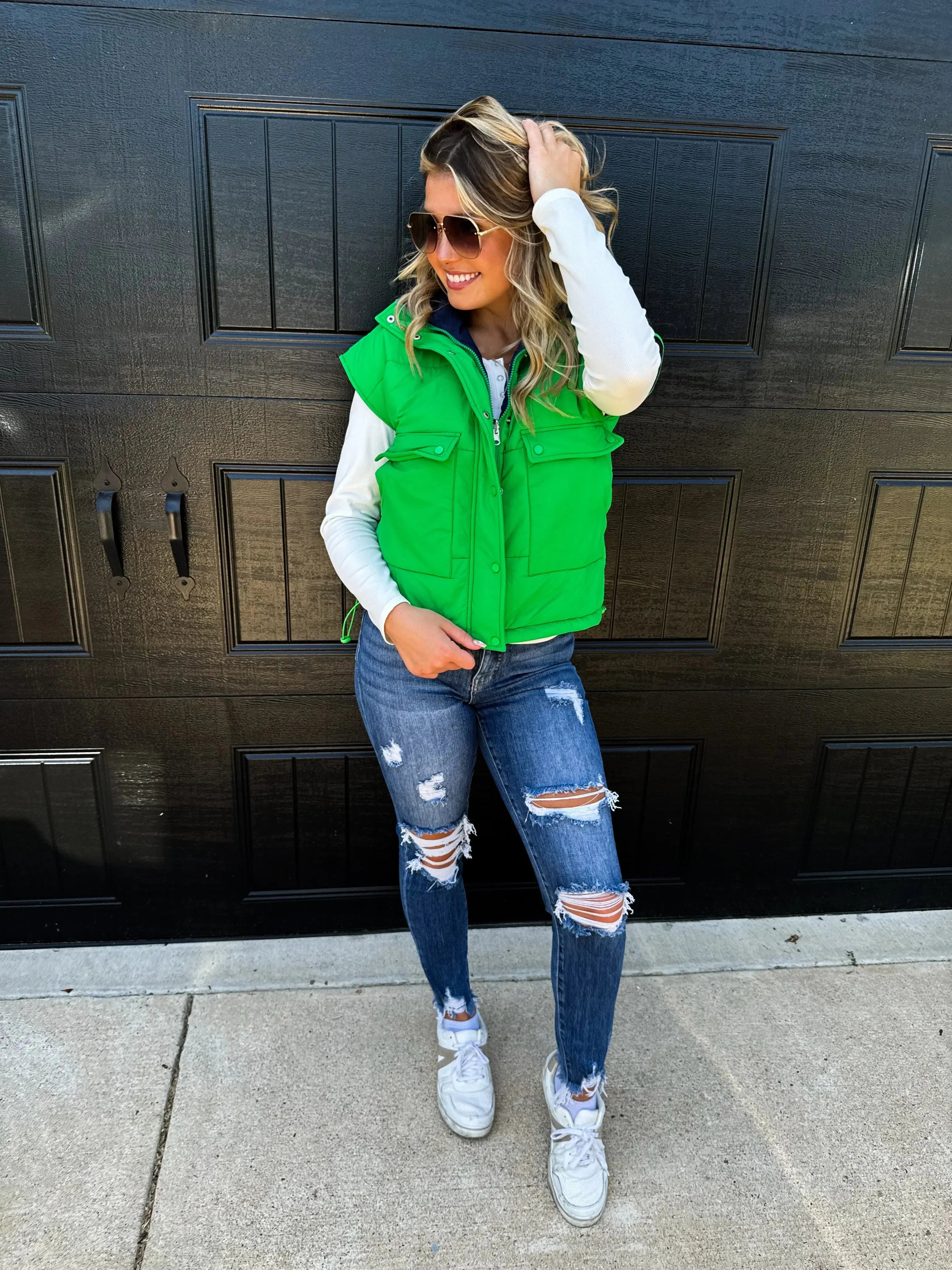 PREORDER: Maddox Reversible Puffer Vest in Five Colors Ave Shops