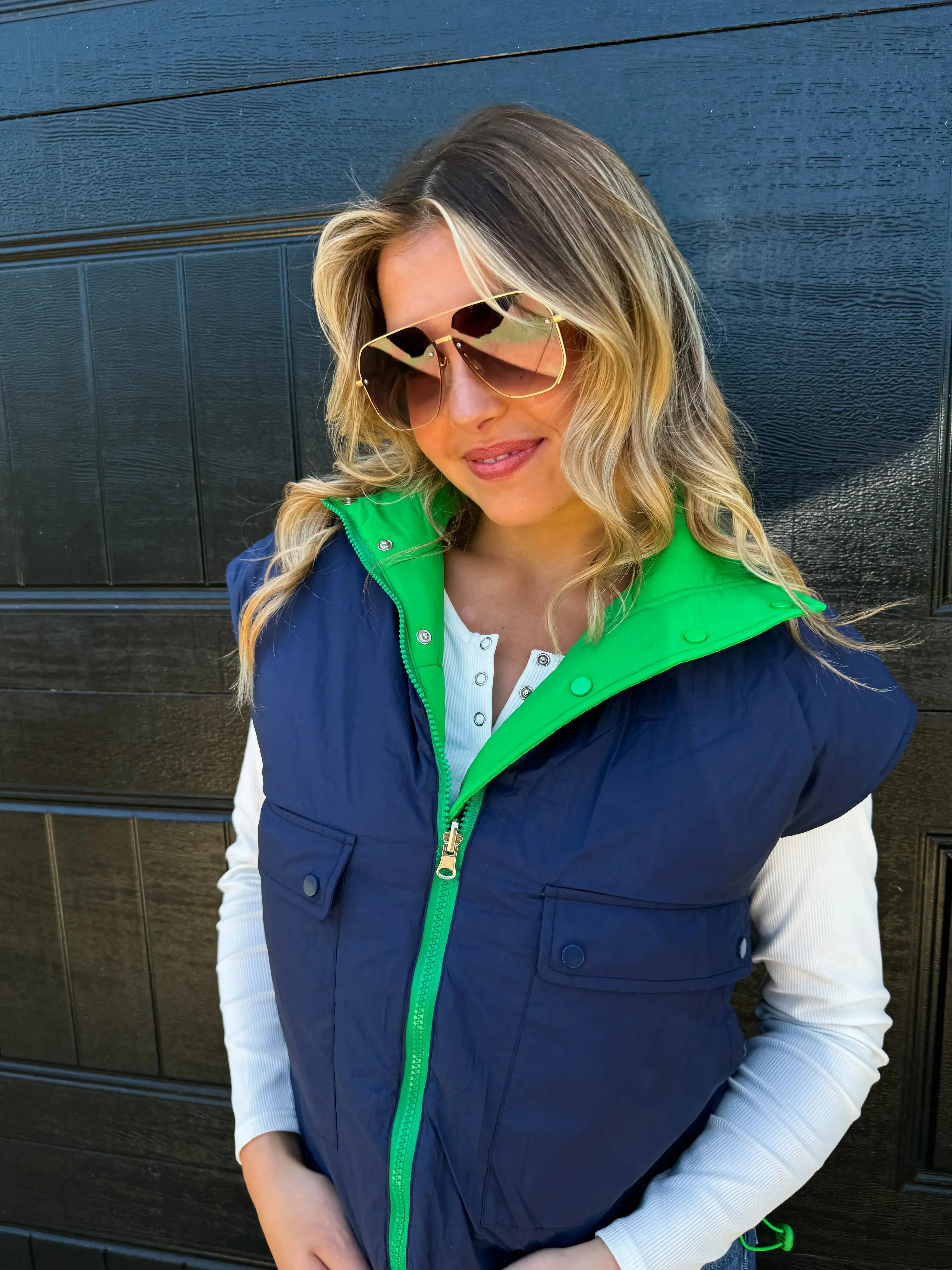 PREORDER: Maddox Reversible Puffer Vest in Five Colors Ave Shops
