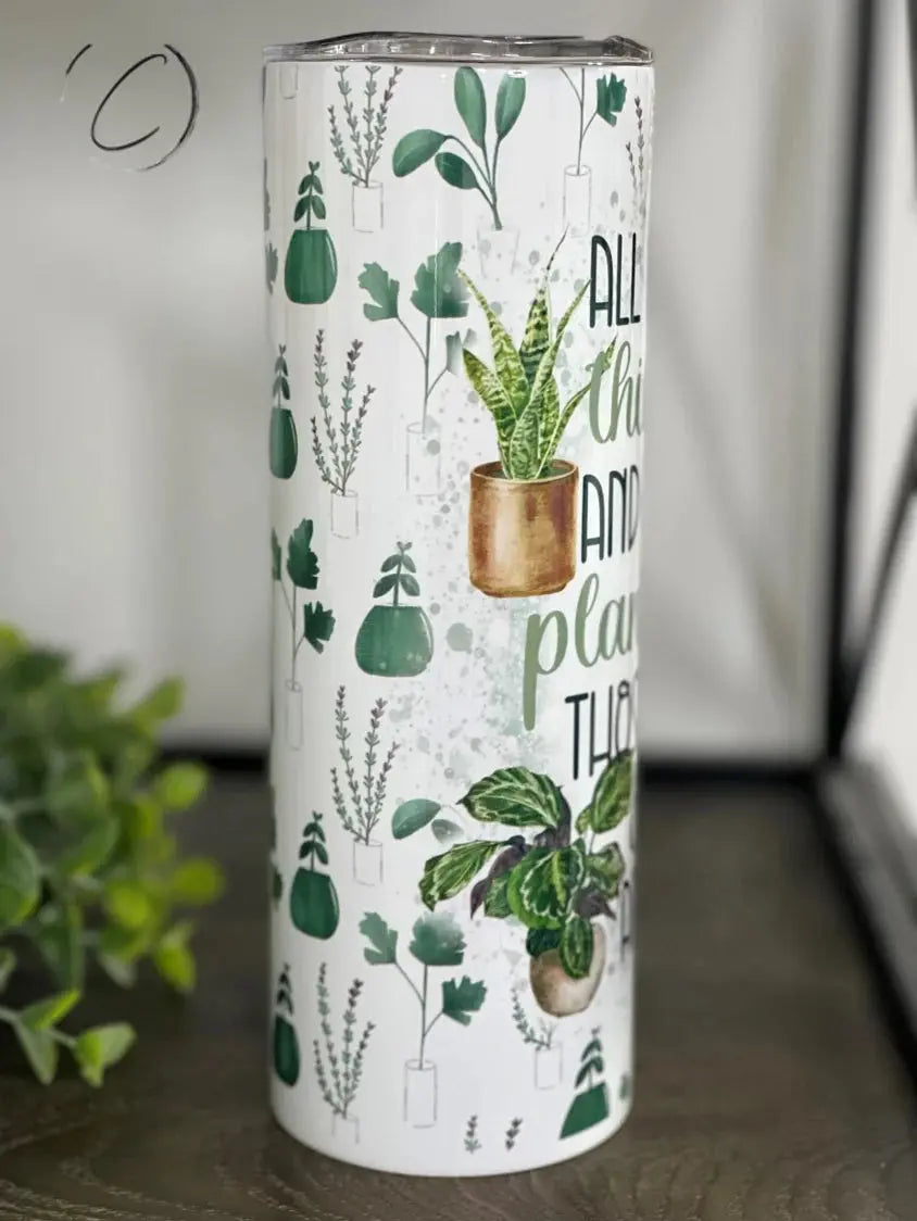 PREORDER: This, That & Those Plants Skinny Tumbler Ave Shops