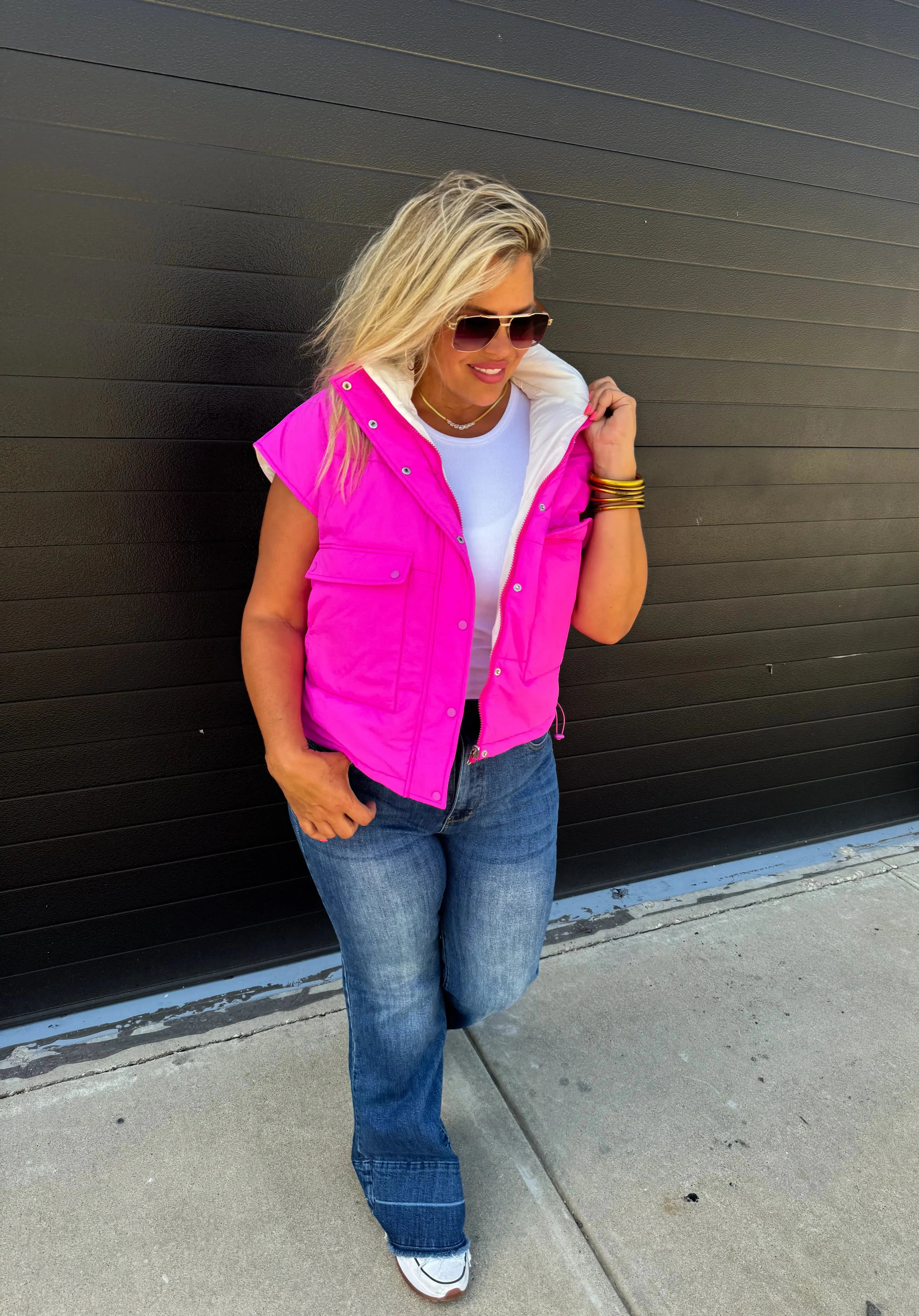 PREORDER: Maddox Reversible Puffer Vest in Five Colors Ave Shops