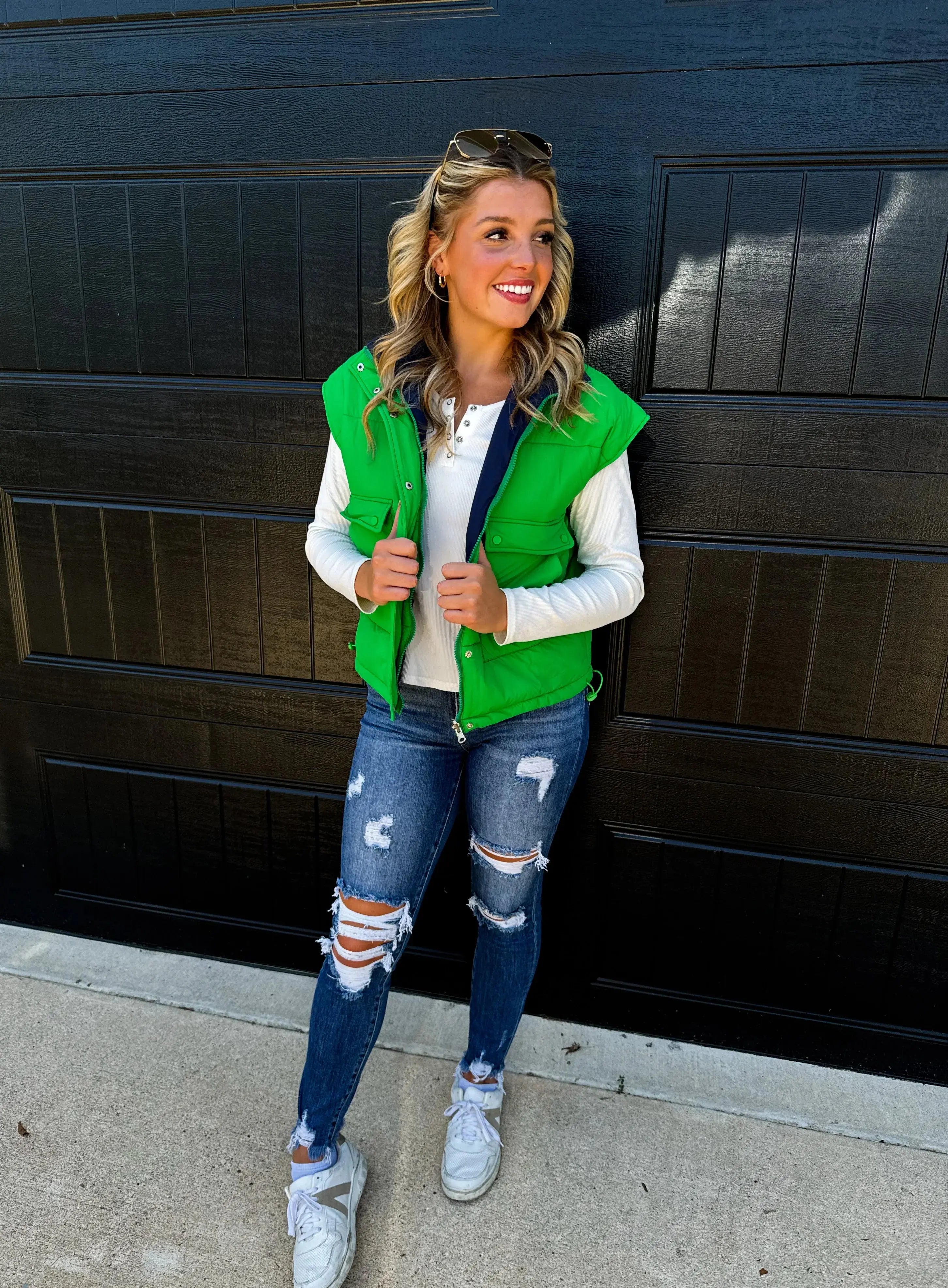 PREORDER: Maddox Reversible Puffer Vest in Five Colors Ave Shops