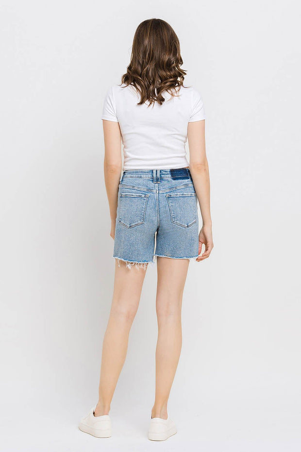 Vervet by Flying Monkey High Rise Denim Shorts