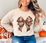 Leopard Bow Top