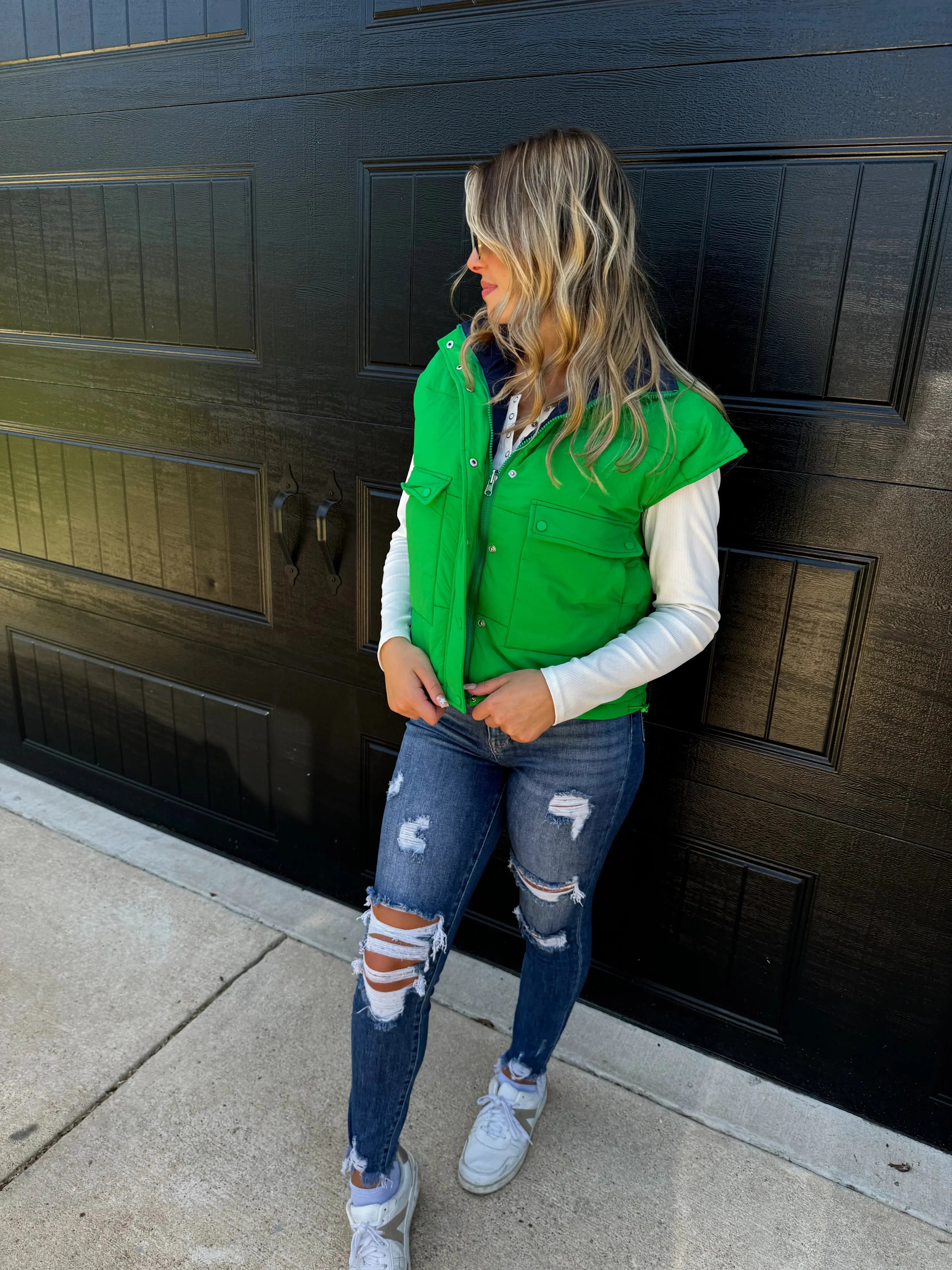 PREORDER: Maddox Reversible Puffer Vest in Five Colors Ave Shops