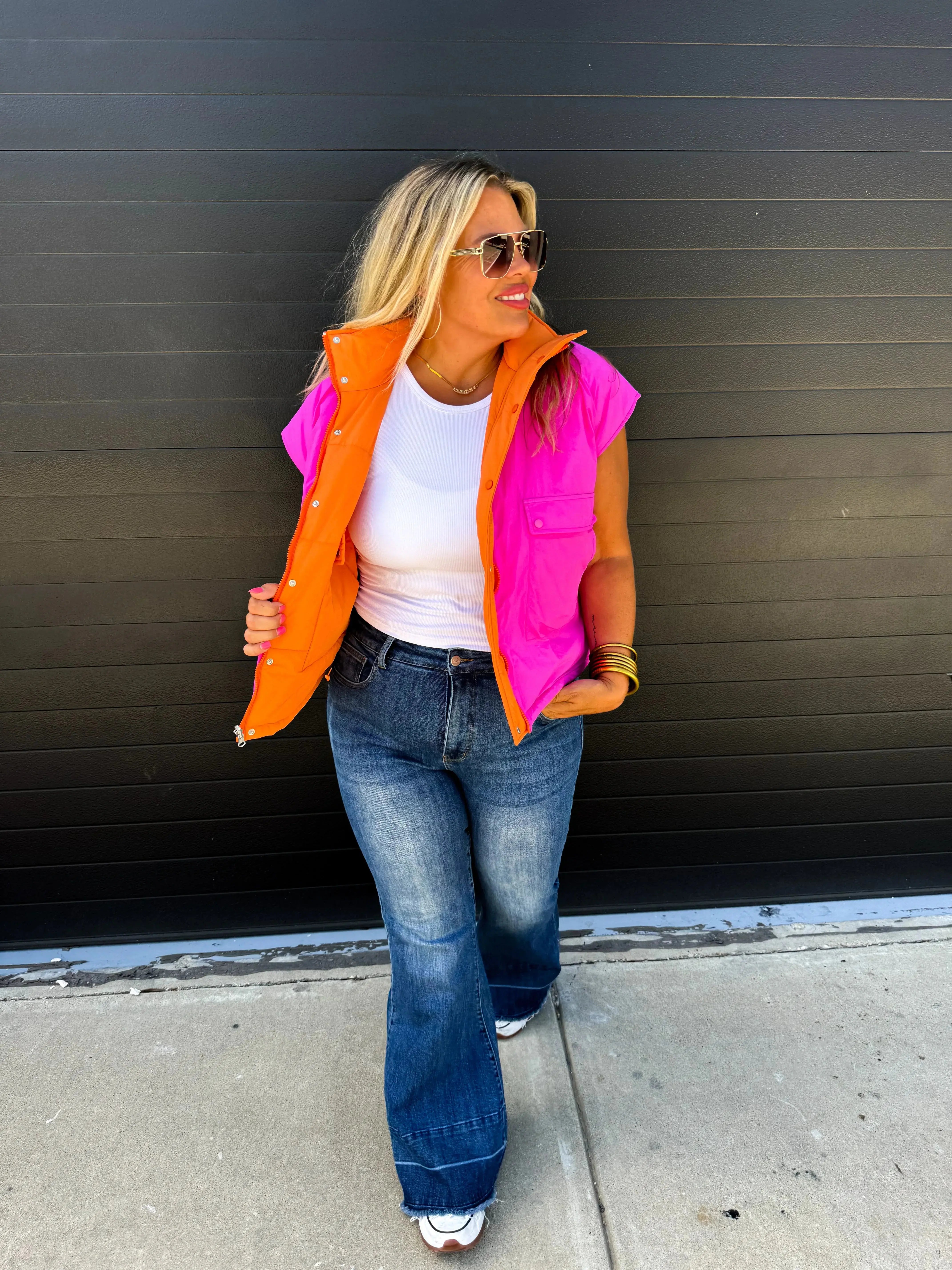 PREORDER: Maddox Reversible Puffer Vest in Five Colors Ave Shops