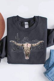 Desert BullSkull Sweatshirt (Multiple Colors)