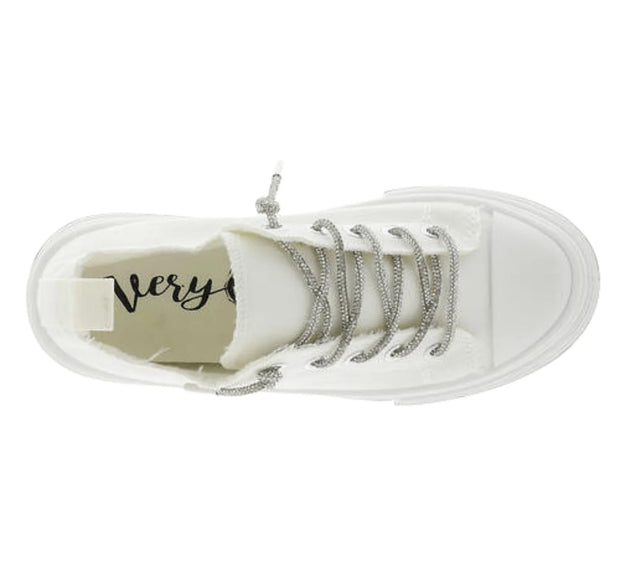 Aman Lace Up Sneakers- WHITE