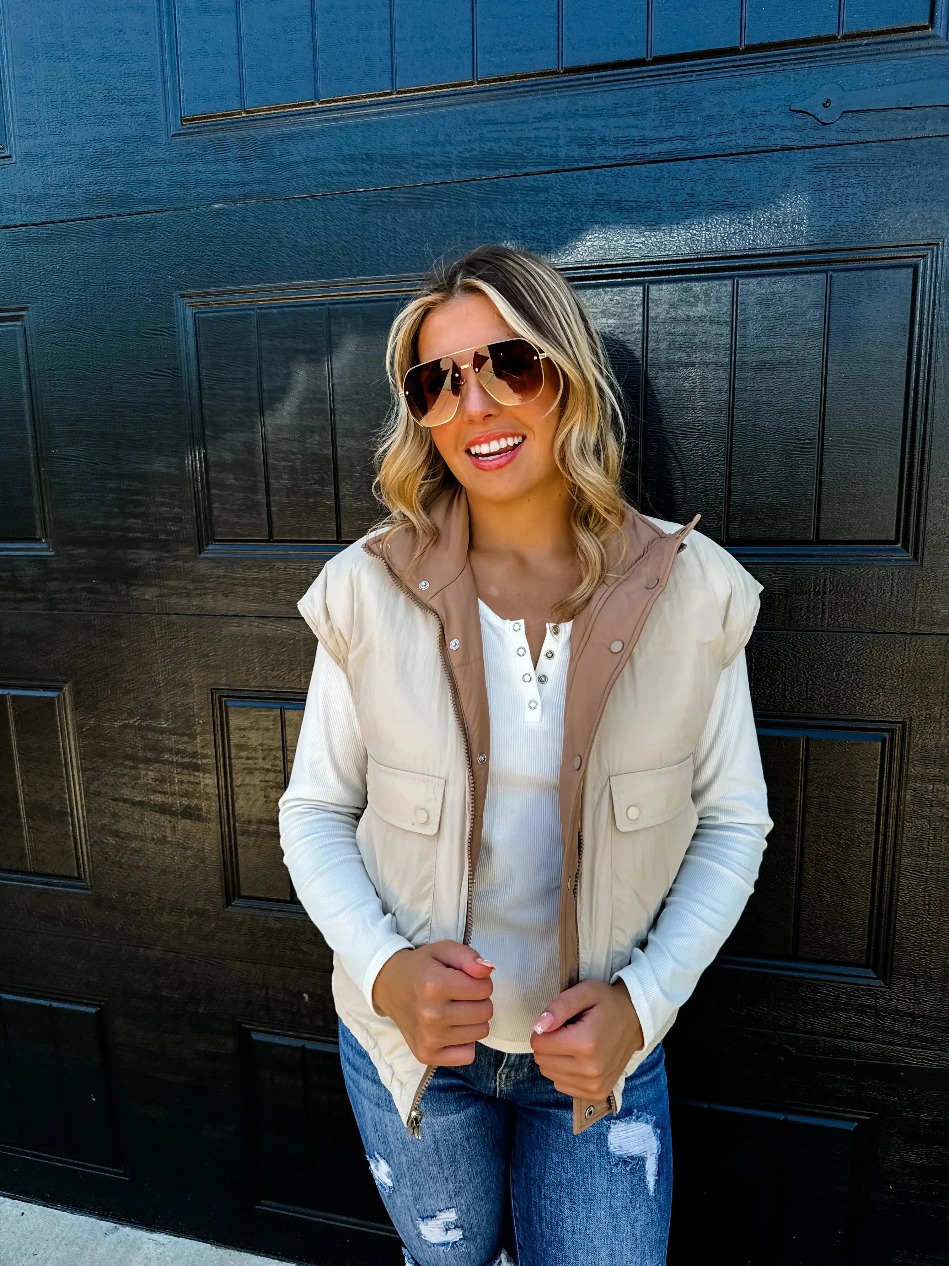 PREORDER: Maddox Reversible Puffer Vest in Five Colors Ave Shops