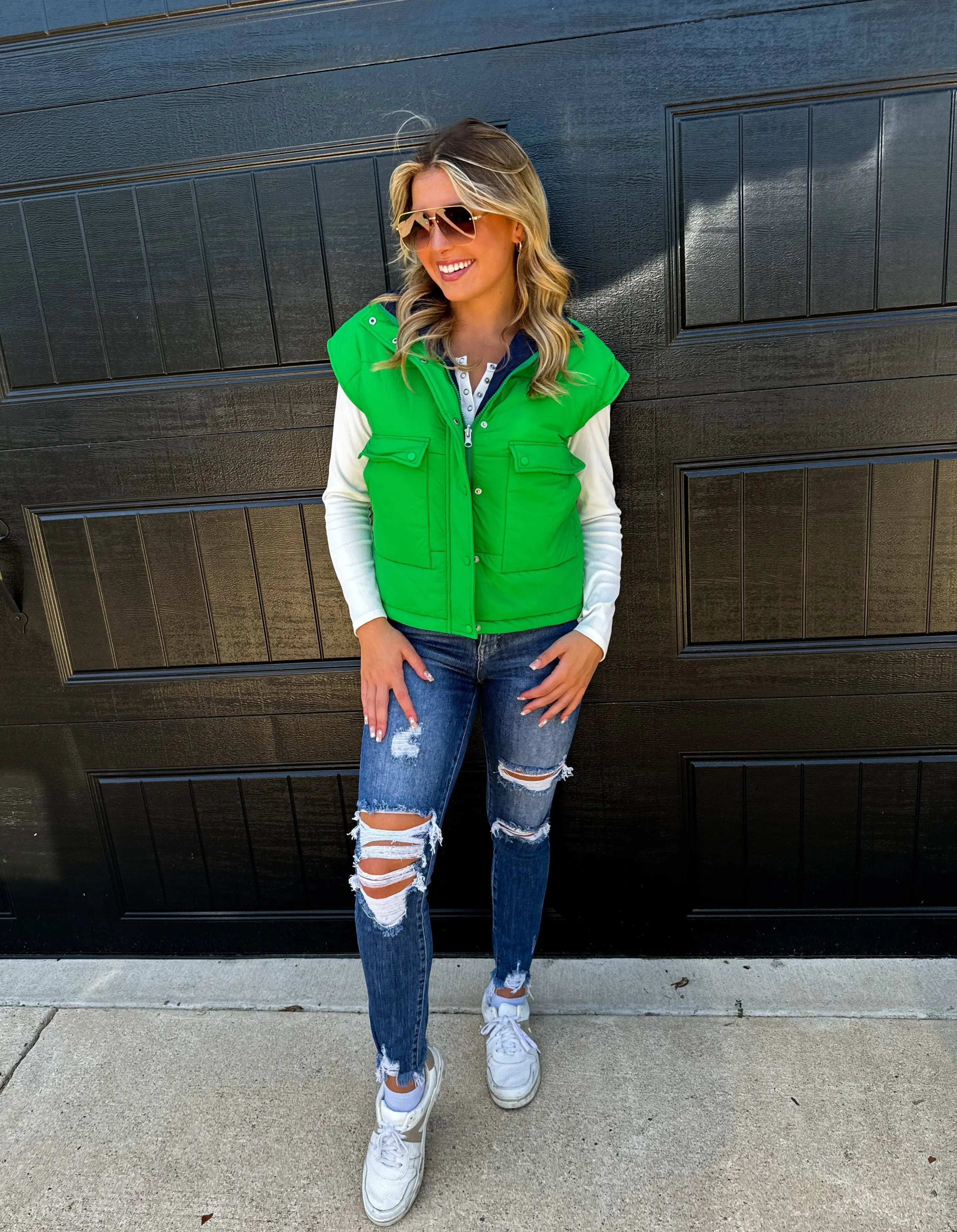 PREORDER: Maddox Reversible Puffer Vest in Five Colors Ave Shops