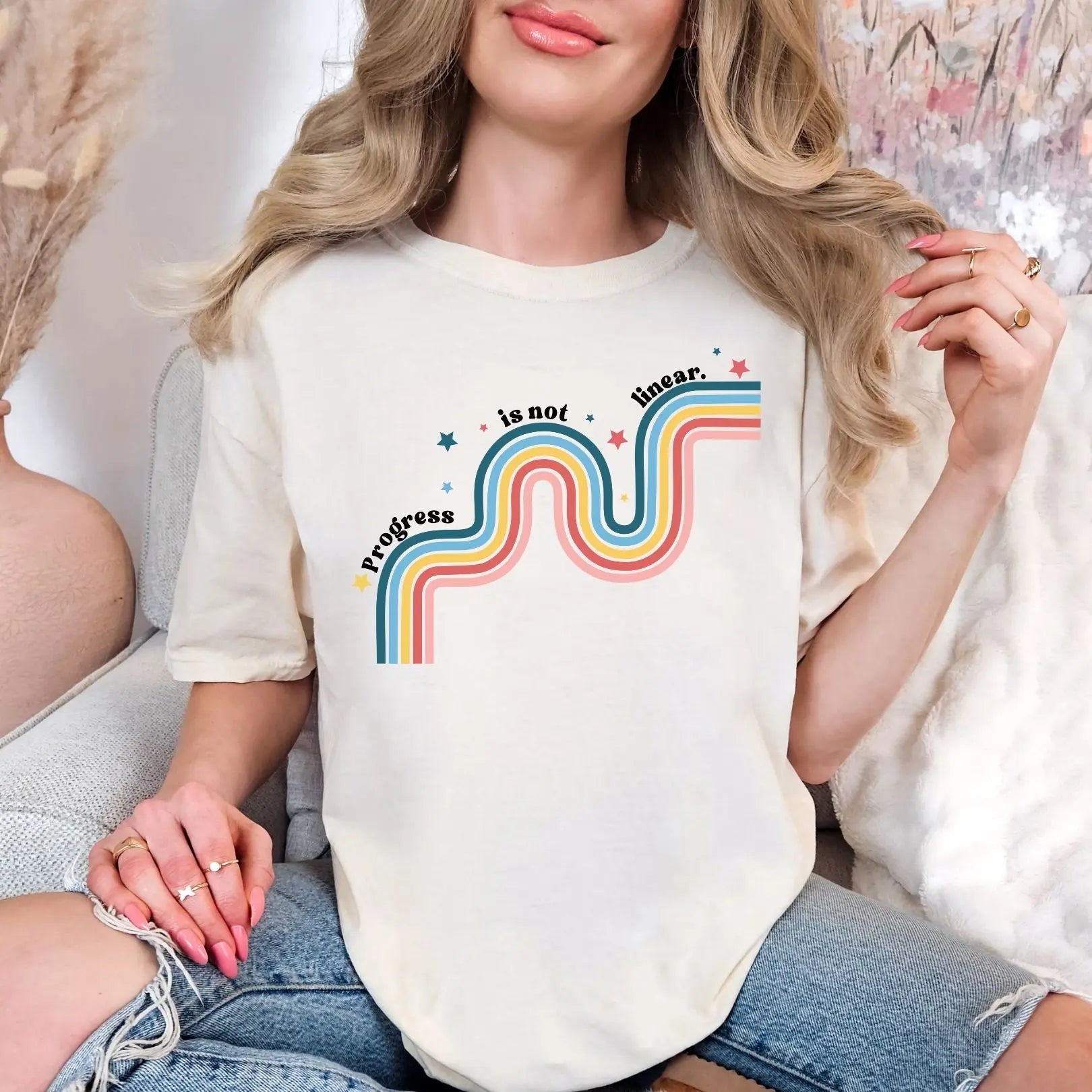 PREORDER: Progress Isn't Linear Graphic Tee Ave Shops