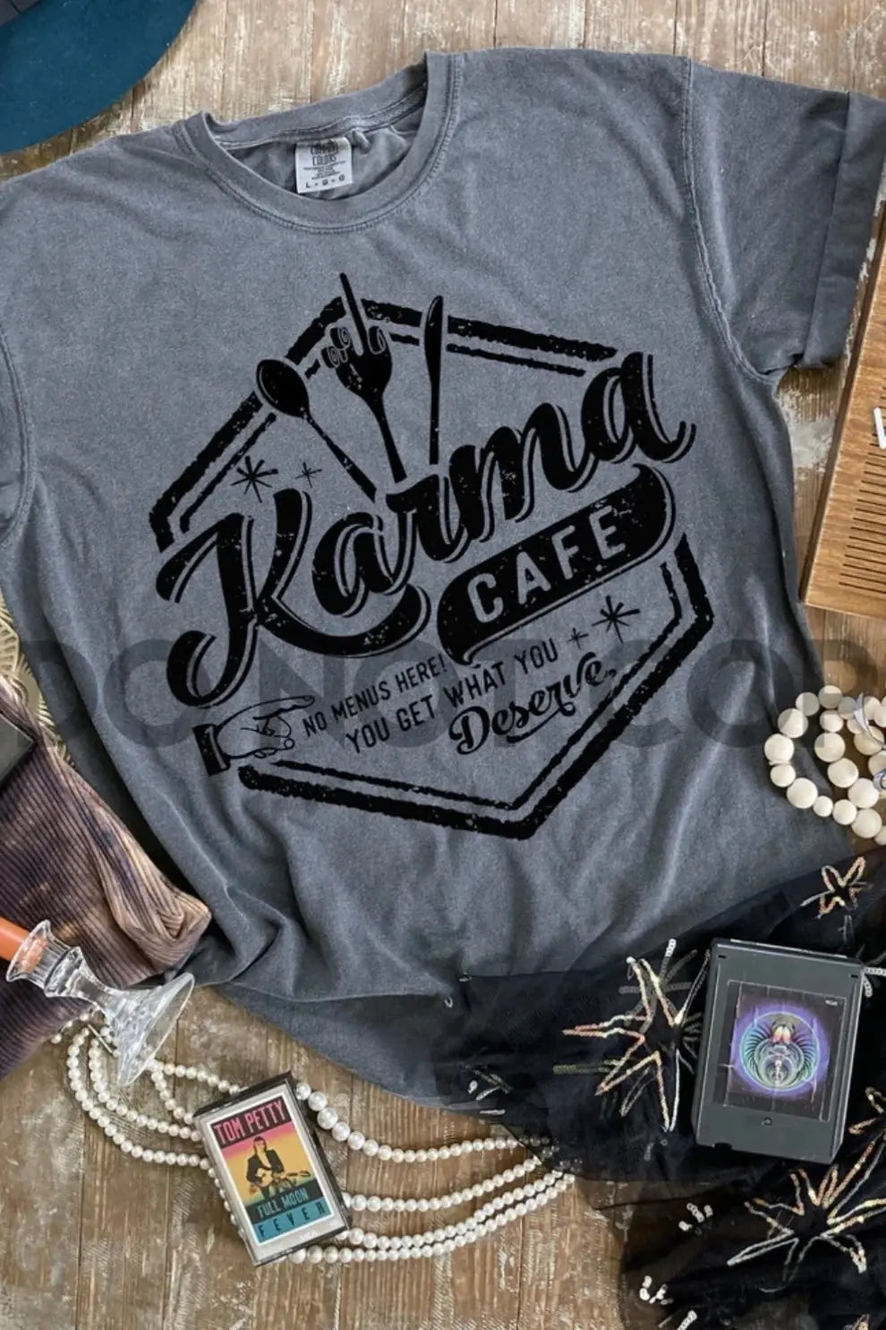 Karma Cafe Tee Classy Southern Bling