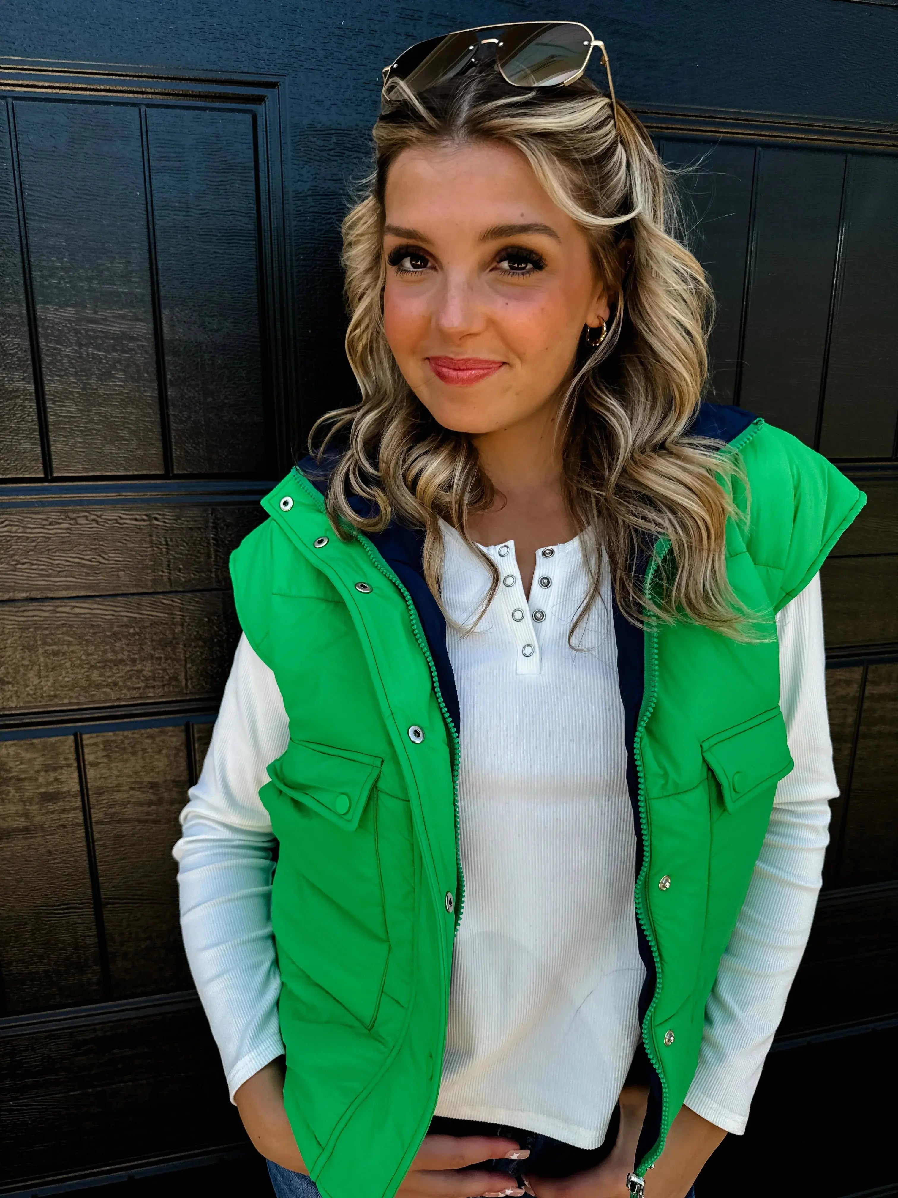 PREORDER: Maddox Reversible Puffer Vest in Five Colors Ave Shops