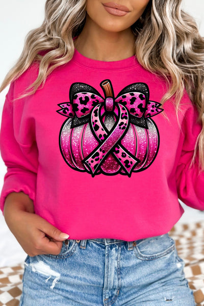 Breast Cancer Awareness Pumpkin Top (Multiple Options)