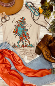 Sunset Cowboy Tee