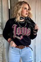 Baby Leopard Love Long Sleeve Top Classy Southern Bling