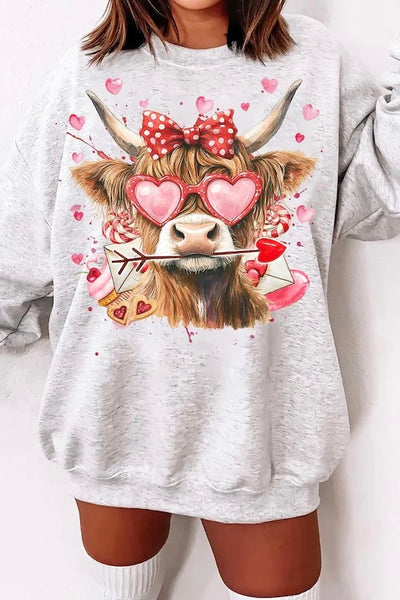 Heifer Valentine Sweatshirt