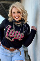 Baby Leopard Love Long Sleeve Top Classy Southern Bling