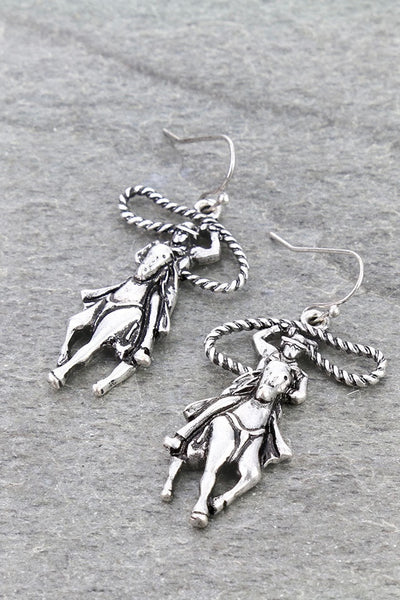 Western Rodeo Dangle Earrings