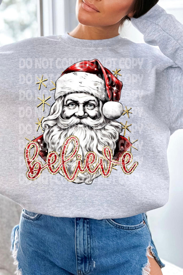 Santa Believe sweatshirt