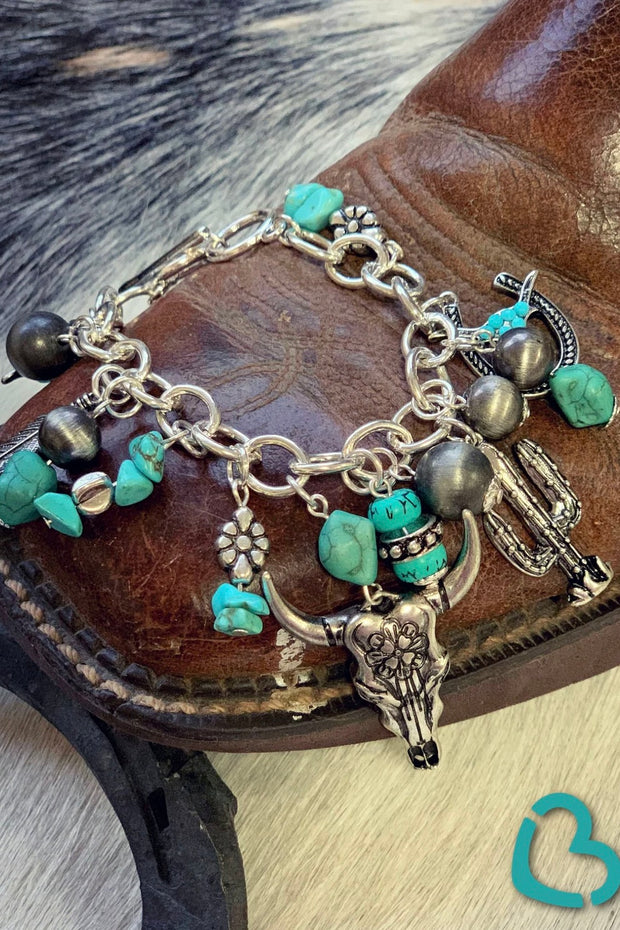 Take No Bull Charm Bracelet