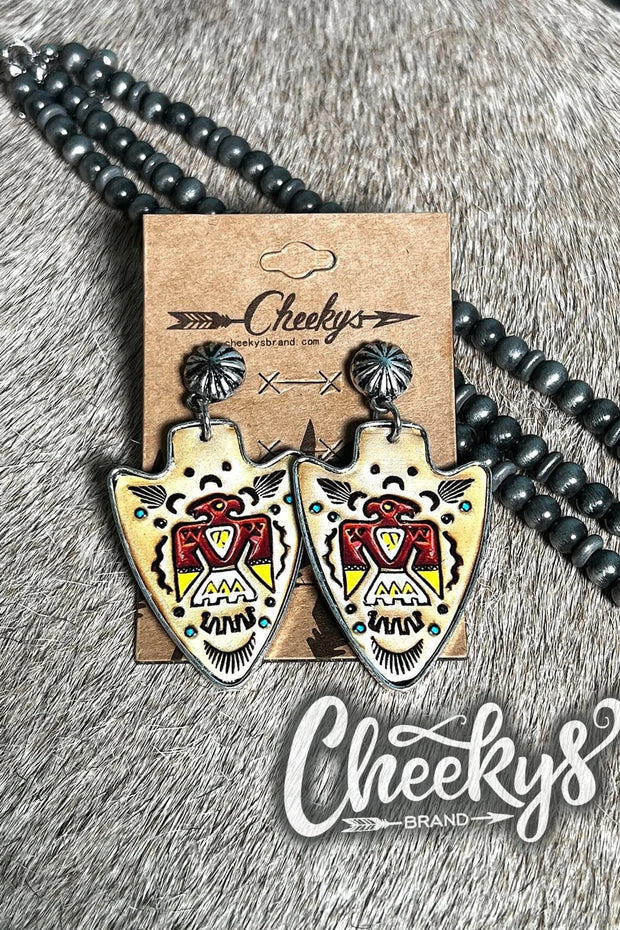 Thunderbird Arrowhead Post Earrings