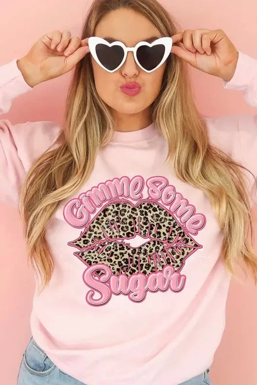 Gimme Some Sugar Sweatshirt (multiple colors) Classy Southern Bling