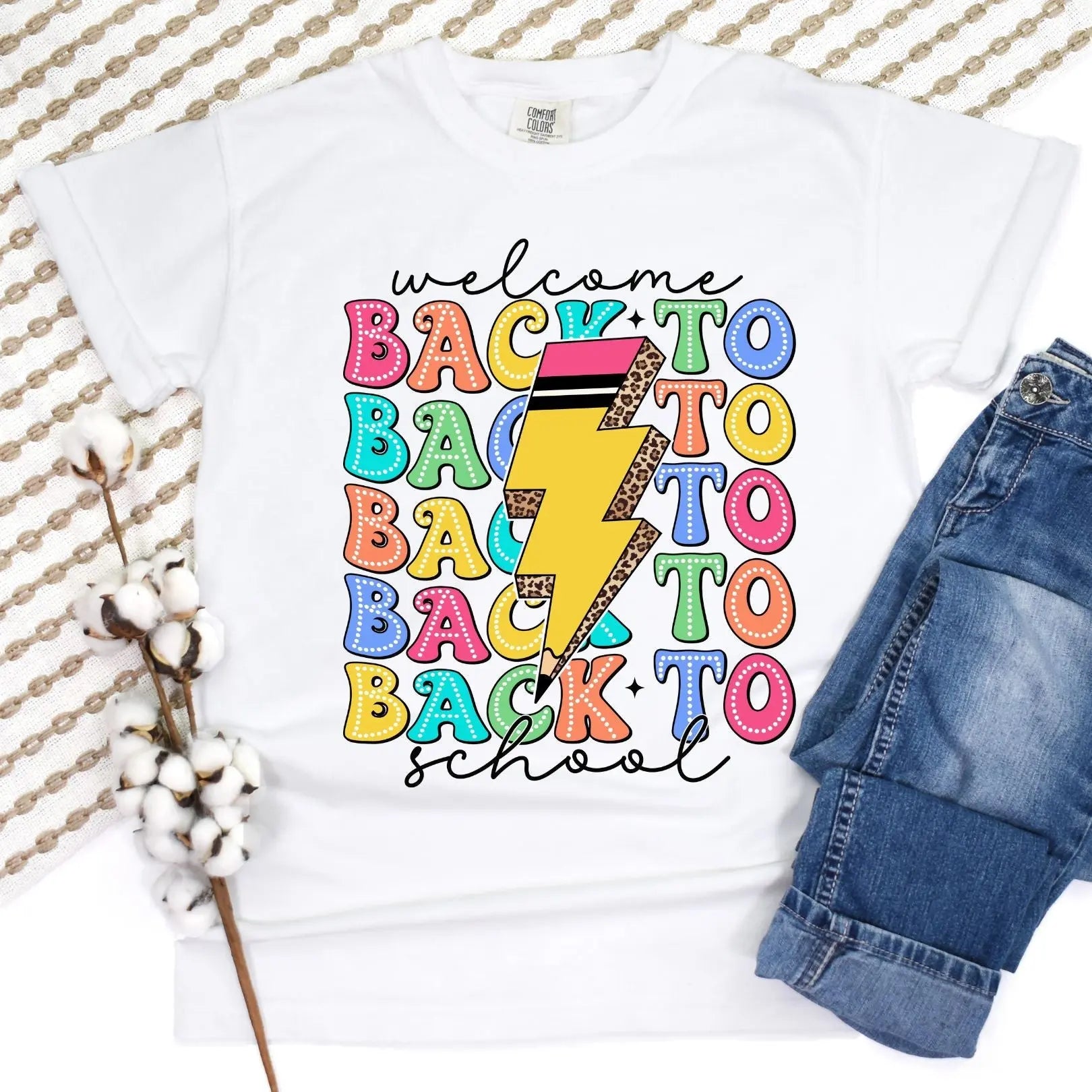 PREORDER: Welcome Back to School Graphic Tee Ave Shops