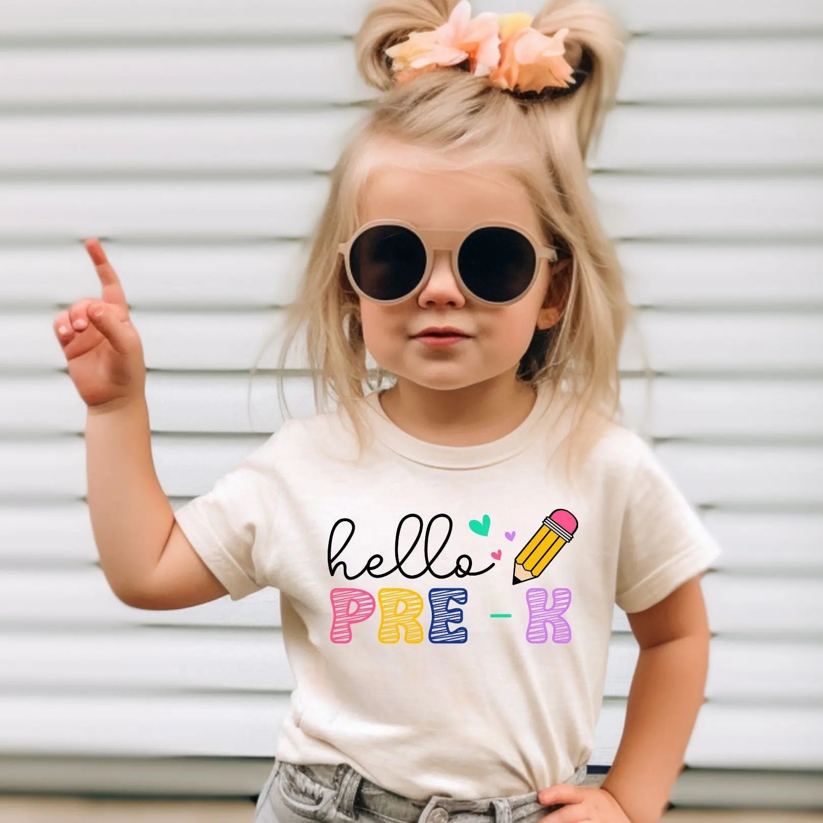 PREORDER: Hello School PreK and Elementary Graphic Tee Ave Shops