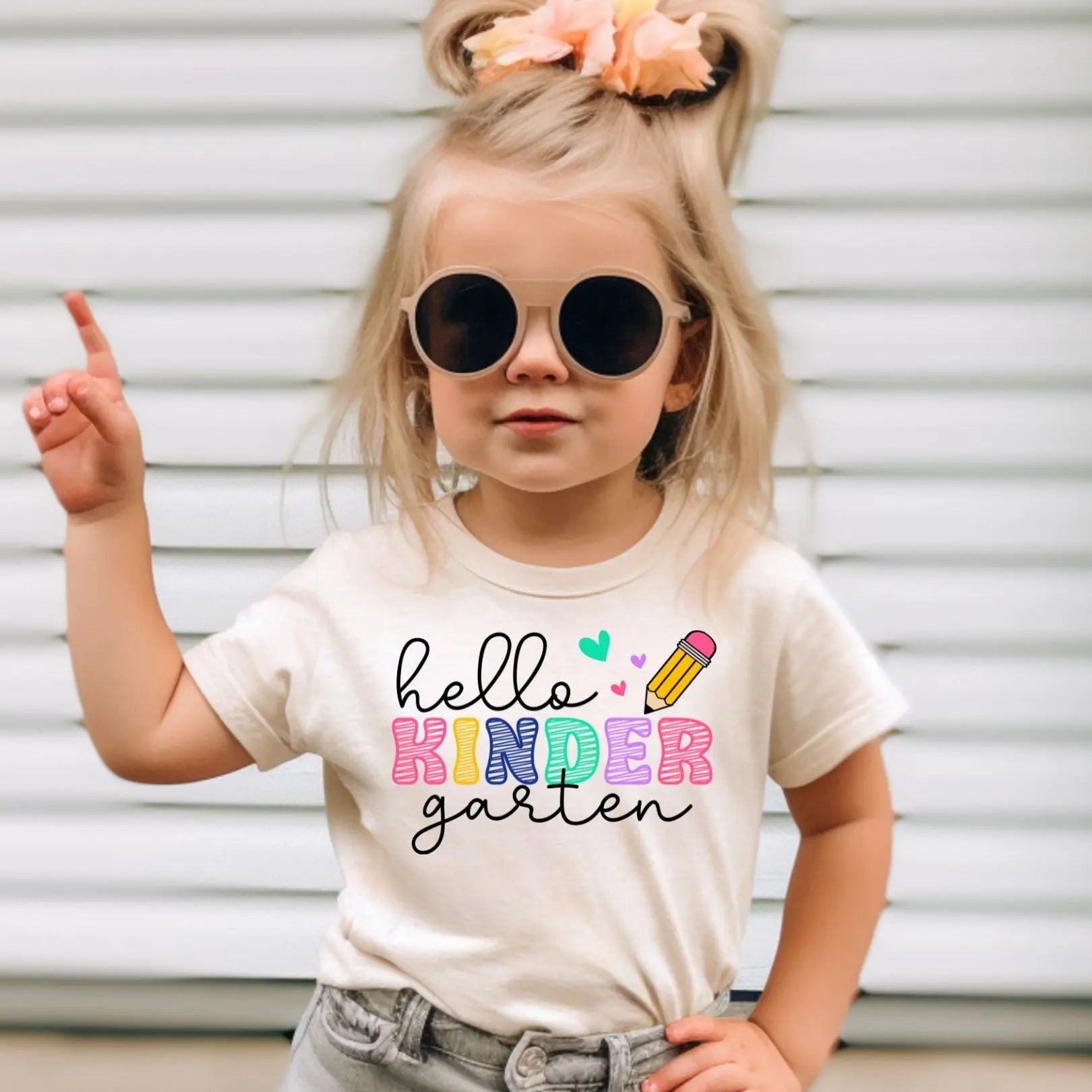 PREORDER: Hello School PreK and Elementary Graphic Tee Ave Shops