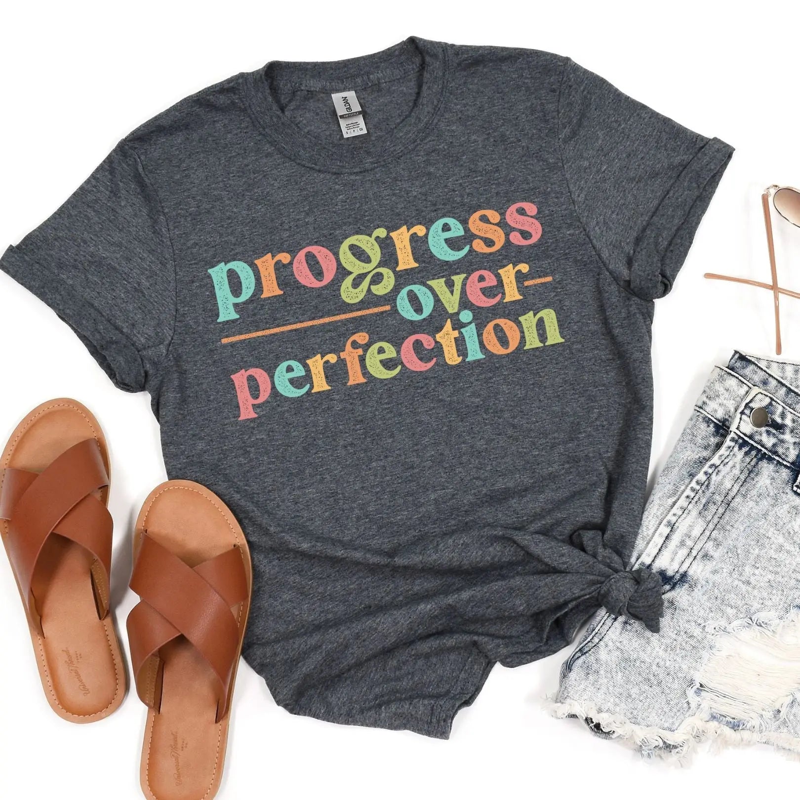 PREORDER: Progress Over Perfection Graphic Tee Ave Shops