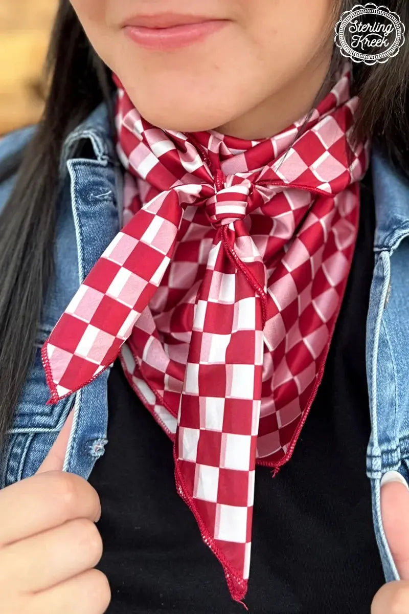 Pep Rally Wild Rag Maroon Classy Southern Bling