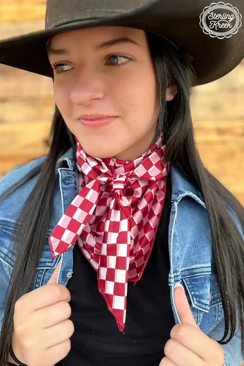 Pep Rally Wild Rag Maroon Classy Southern Bling