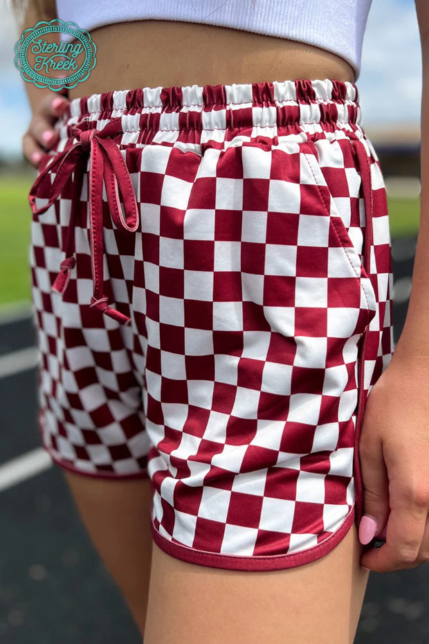 Pep Rally Shorts Maroon