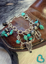 Take No Bull Charm Bracelet