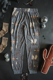 Loungy Lariat Joggers- Westy